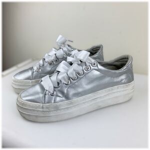 Rocket Dog Silver Platform Fashion Sneakers‎